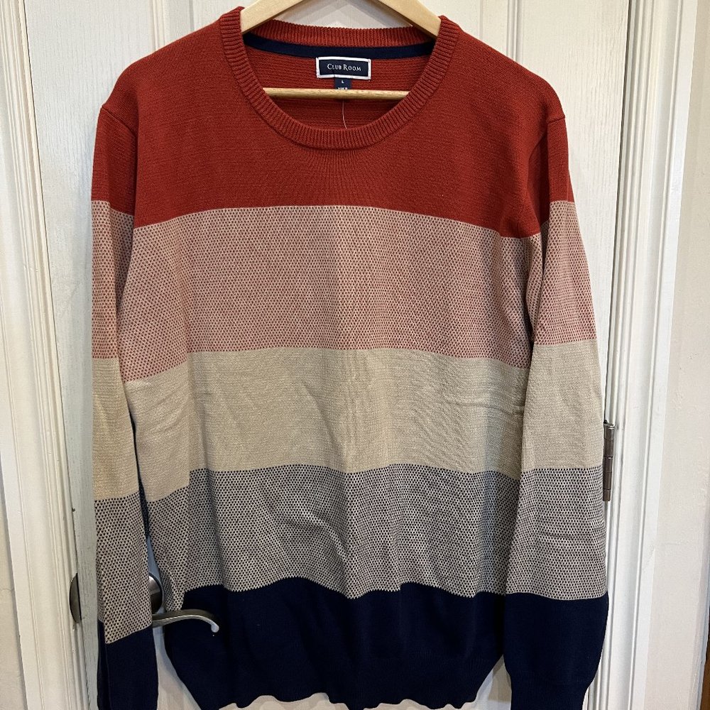 NWT Club Room Men's Sweater L